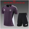 Kids Manchester United Short Training Suit Purple 2025/26