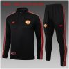Kids Manchester United Training Suit Black 2025/26