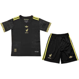 Kids Mexico Gold Cup Black Jersey 2025