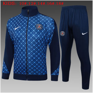 Kids PSG Jacket + Pants Training Suit Royal 2025/26