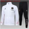 Kids PSG x Jordan Jacket + Pants Training Suit White 2025/26