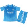 Kids Real Madrid Goalkeeper Blue Jersey 2025/26