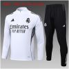Kids Real Madrid Training Suit White 2025/26