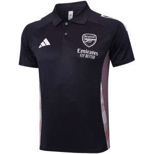 Mens Arsenal Polo Shirt Dark Grey 2025/26
