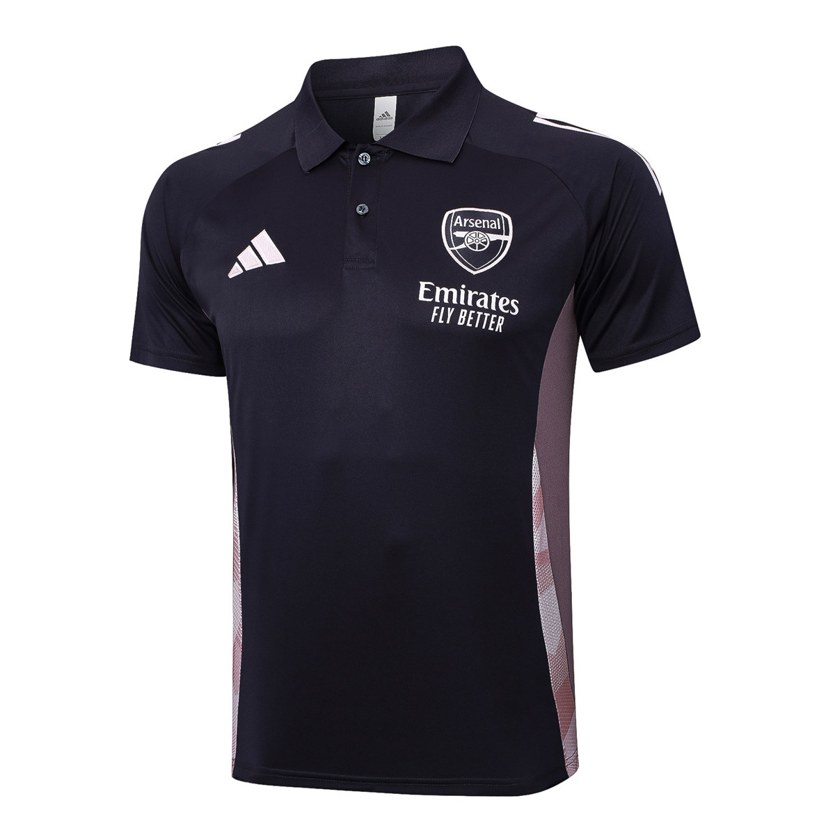 Mens Arsenal Polo Shirt Dark Grey 2025/26