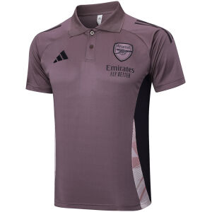 Mens Arsenal Polo Shirt Grey 2025/26