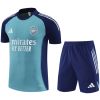 Mens Arsenal Short Training Suit Lake Blue 2025/26