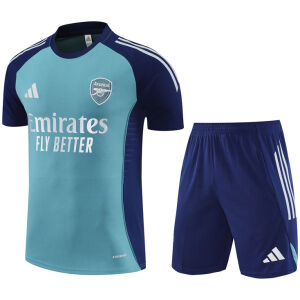 Mens Arsenal Short Training Suit Lake Blue 2025/26