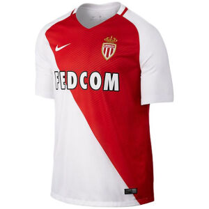 Mens AS Monaco Retro Home Jersey 2016/17 Mens AS Monaco Retro Home Jersey 2016/17