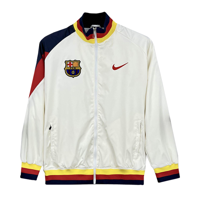 Mens Barcelona All Weather Windrunner Jacket White Classic