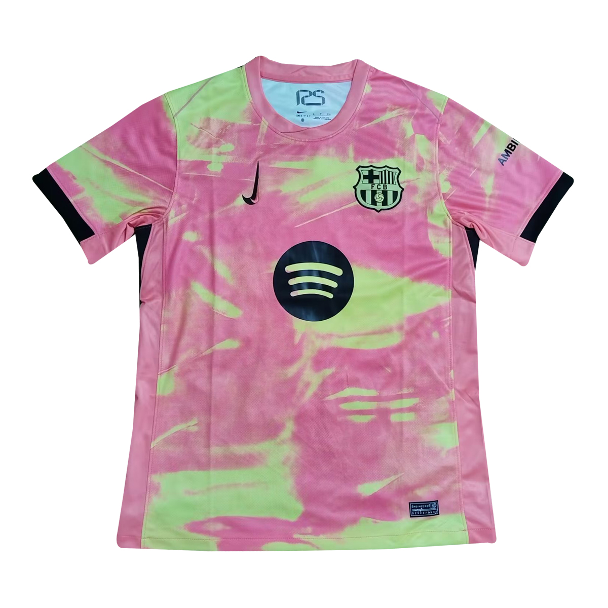 Mens Barcelona Short Training Pink Jersey 2025/26