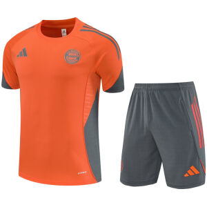 Mens Bayern Munich Short Training Suit Orange 2025/26