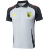 Mens Benfica Polo Shirt Grey 2025/26