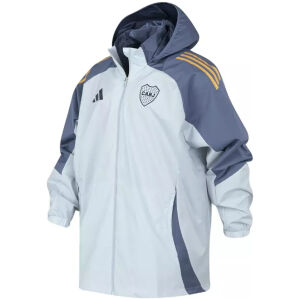 Mens Boca Juniors All Weather Windrunner Jacket Grey 2025/26