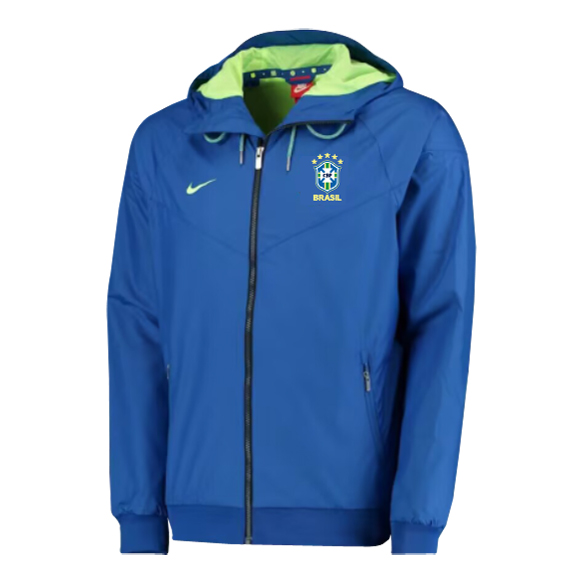 Mens Brazil All Weather Windrunner Jacket Blue 2025