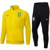 Mens Brazil Jacket + Pants Training Suit Yellow 2025