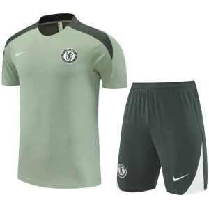 Mens Chelsea Short Training Suit Light Green 2025/26