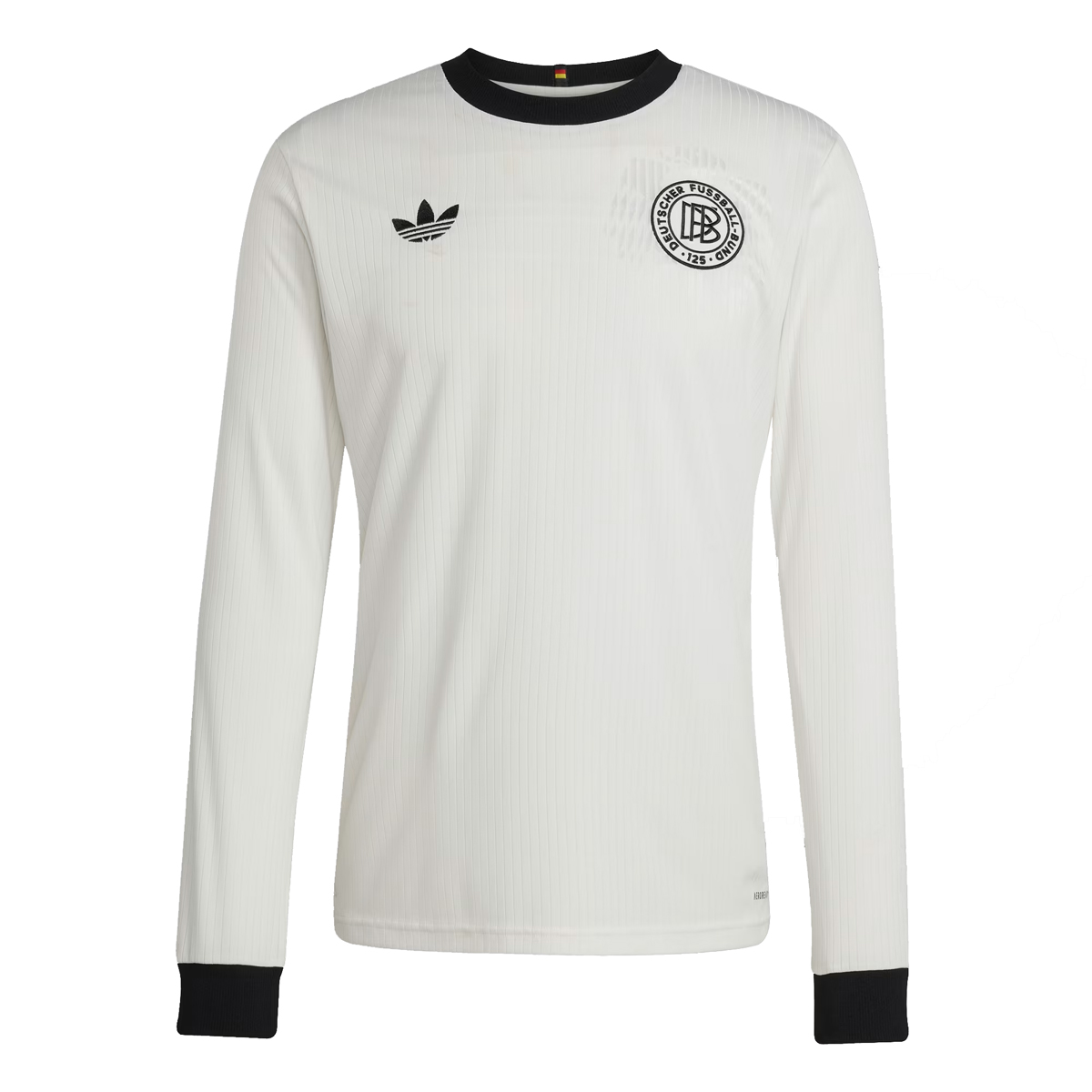 Mens Germany 125th Anniversary White Jersey Long Sleeve
