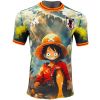 Mens Japan Special Edition King of Pirates Luffy Green Jersey 2025