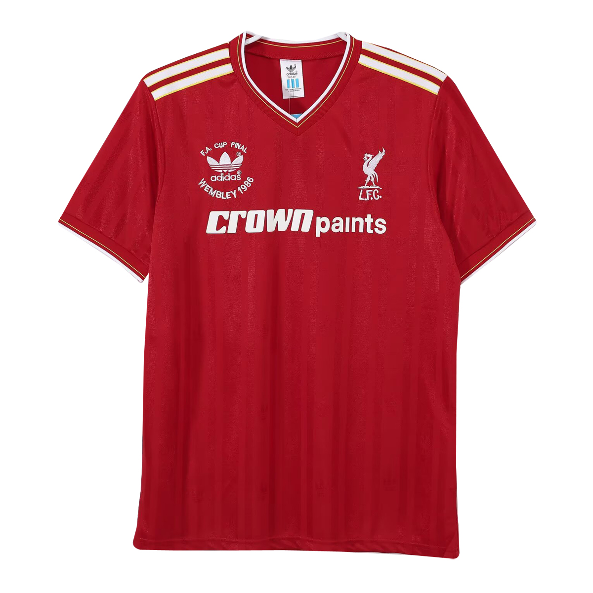 Mens Liverpool Retro Home Jersey 1986/87
