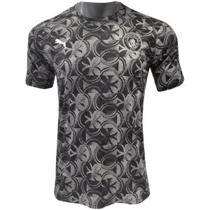 Mens Manchester City Short Training Grey – Black Jersey 2025/26