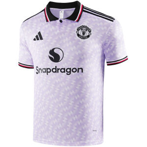 Mens Manchester United Polo Shirt White 2025/26