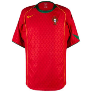Mens Portugal Retro Home Jersey 2004 Mens Portugal Retro Home Jersey 2004