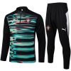 Mens Portugal Training Suit Black - Green 2025