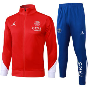 Mens PSG x Jordan Jacket + Pants Training Suit Red 2025/26