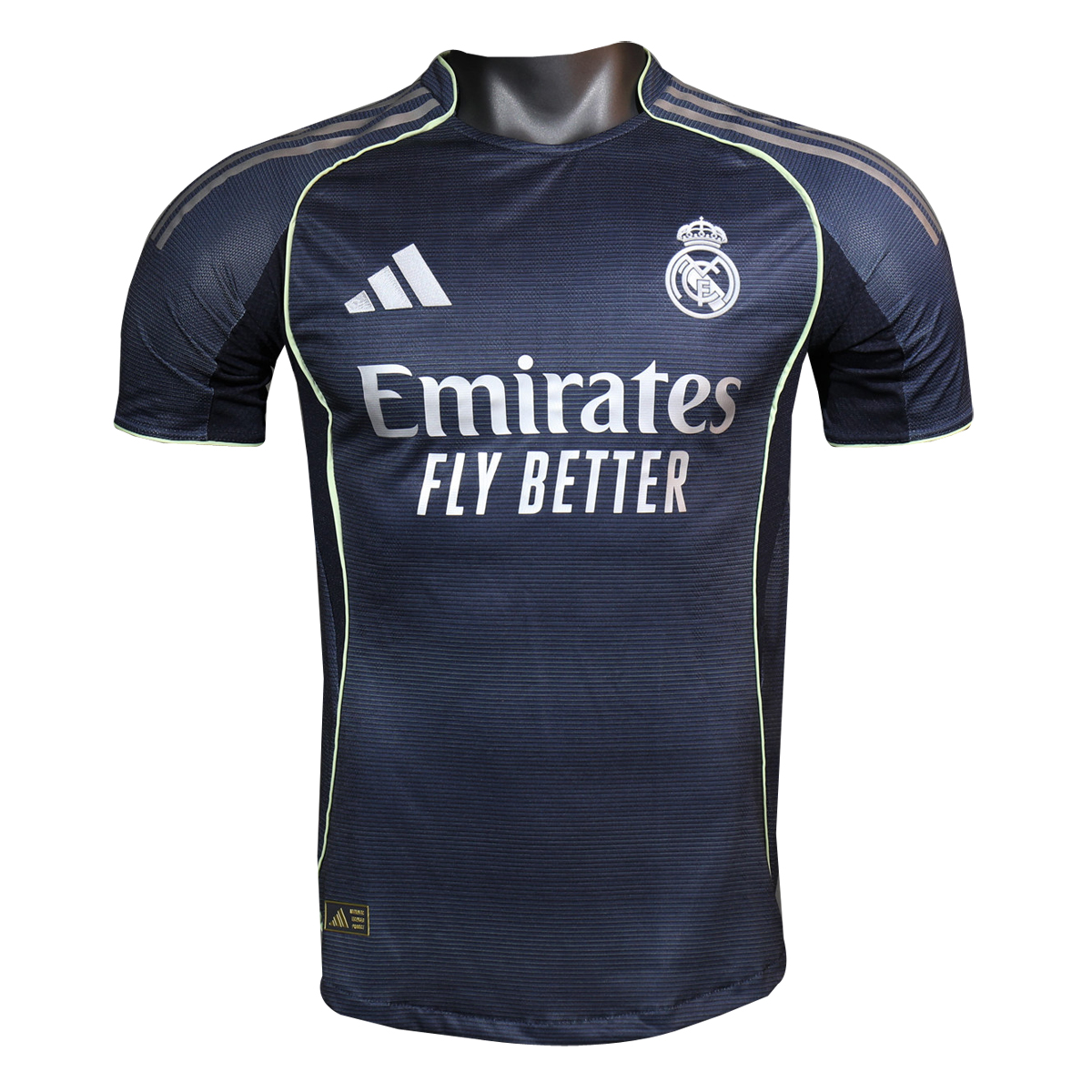 Mens Real Madrid Away Authentic Jersey 2025/26 – Match