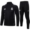 Mens Real Madrid Jacket + Pants Training Suit Black 2025/26
