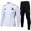 Mens Real Madrid Jacket + Pants Training Suit White 2025/26