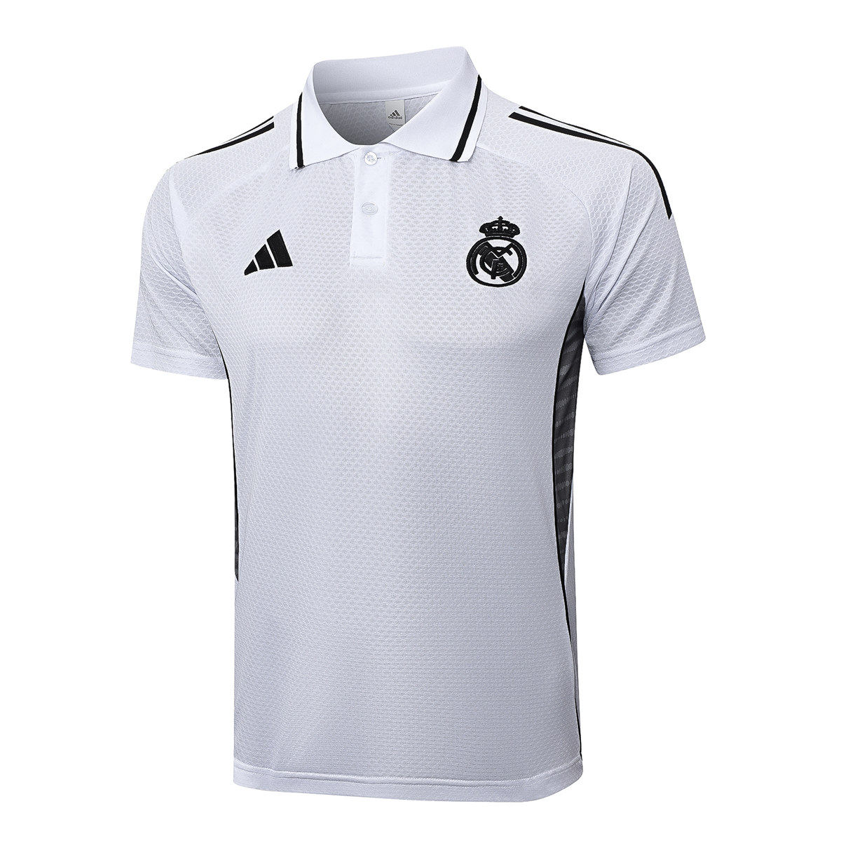 Mens Real Madrid Polo Shirt White 2025/26
