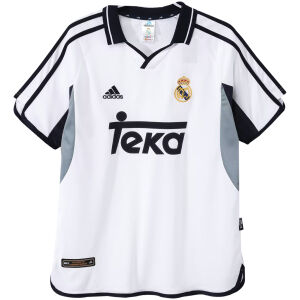 Mens Real Madrid Retro Home Jersey 2000/01