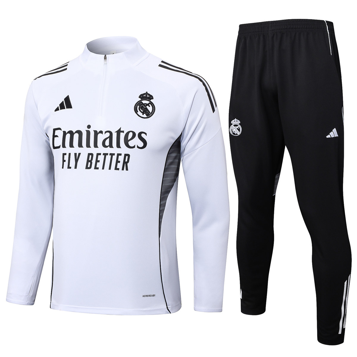 Mens Real Madrid Training Suit White 2025/26