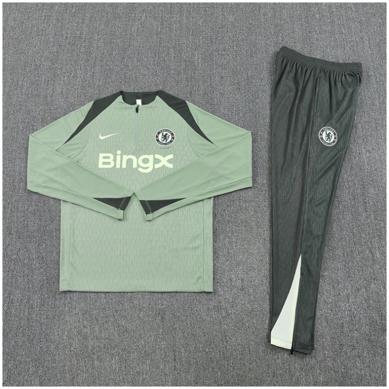 Kids Chelsea Training Suit Light Green 2025/26