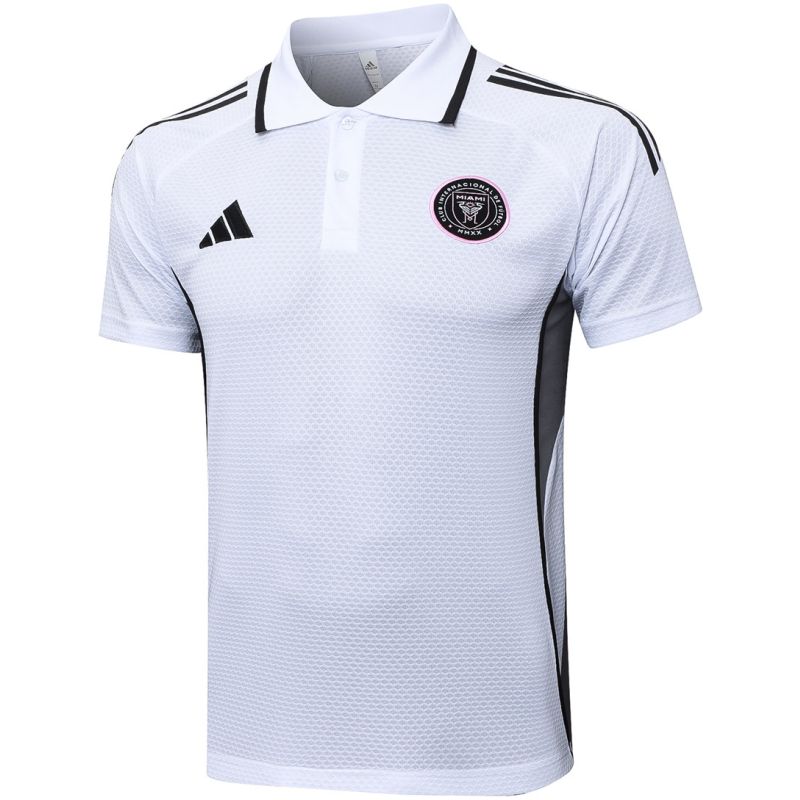 Mens Inter Miami C.F. Polo Shirt White 2025/26