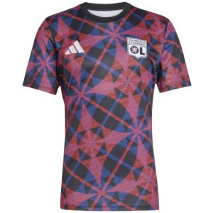 Mens Olympique Lyonnais Short Training Jersey Red 2025/26