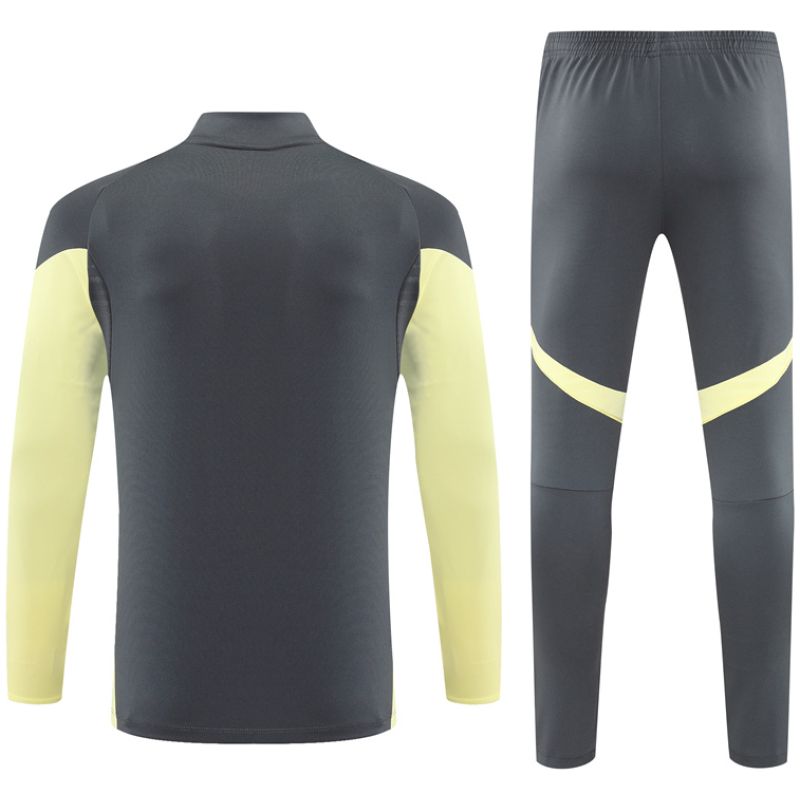 Mens Real Madrid Training Suit Grey 2025/26