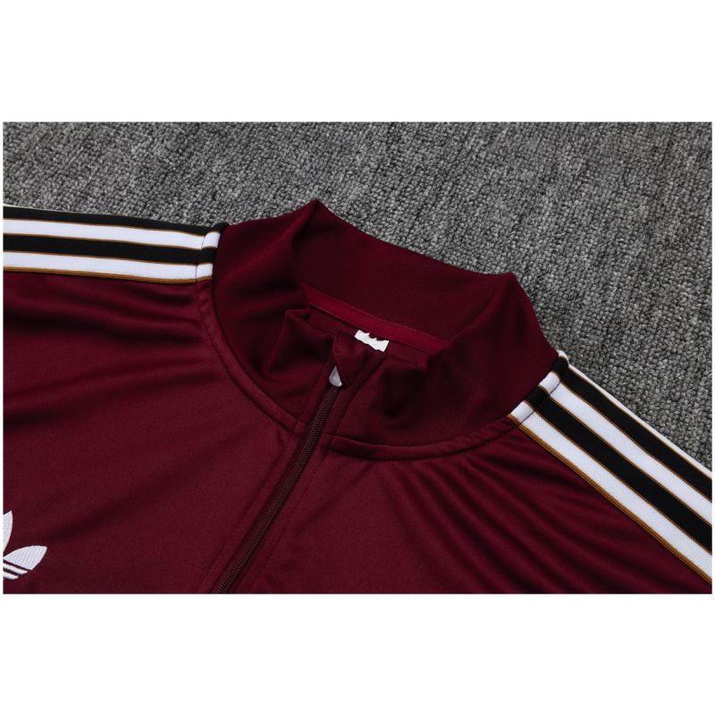 Mens Ajax Training Suit Burgundy 2025/26