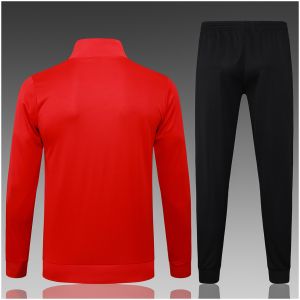 Kids Manchester United Jacket + Pants Training Suit Red 2025/26