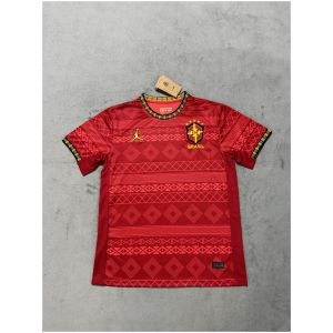 Mens Brazil x Jordan Red Jersey 2025