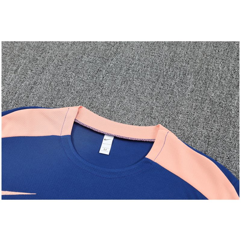 Mens France Short Training Suit Blue 2025