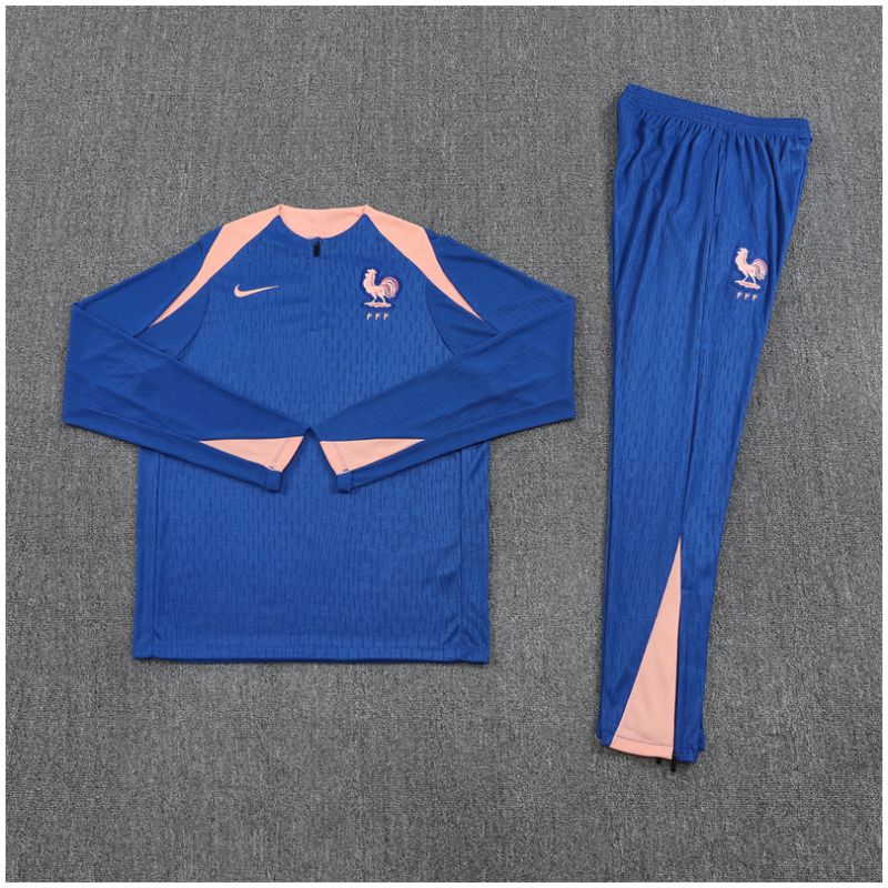 Kids France Training Suit Blue 2025