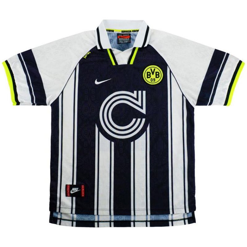 Mens Borussia Dortmund Retro Away Jersey 1995