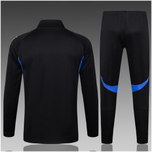 Kids Manchester United Jacket + Pants Training Suit Black II 2025/26