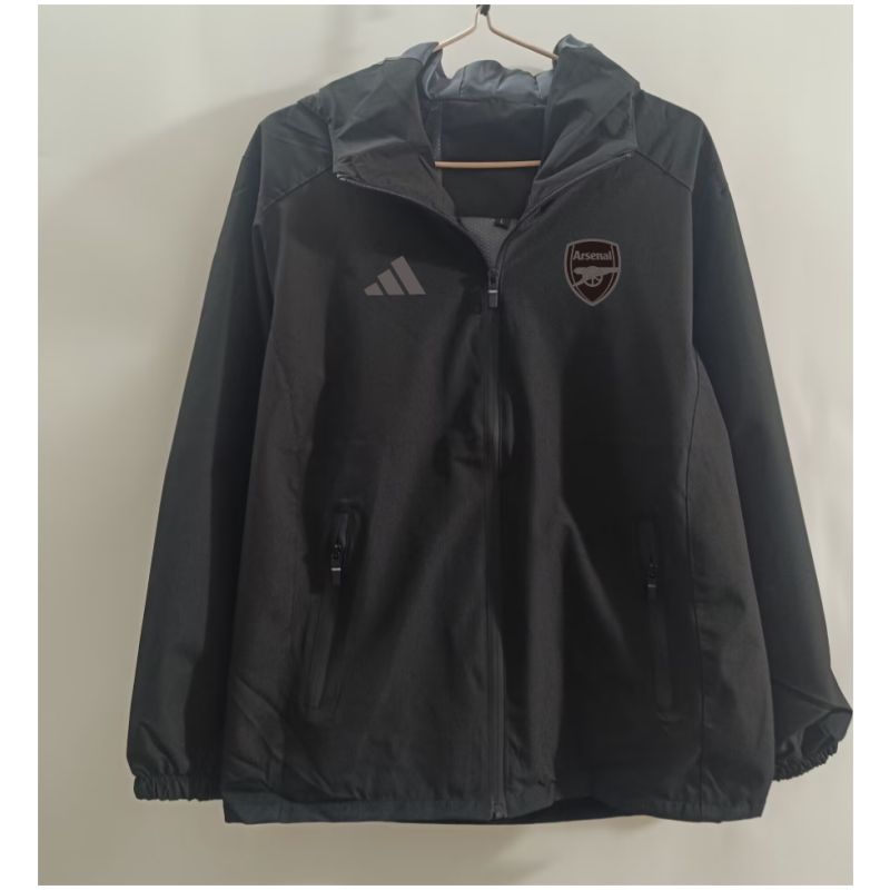 Mens Arsenal  All Weather Windrunner Jacket Black 2025/26