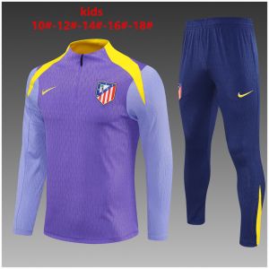 Kids Atletico Madrid Training Suit Purple 2025/26