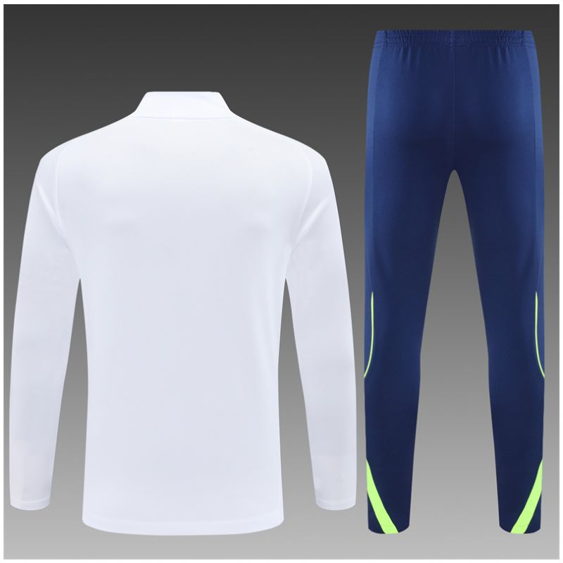 Kids Real Madrid Training Suit White 2025/26