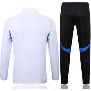 Mens Manchester United Jacket + Pants Training Suit White 2025/26